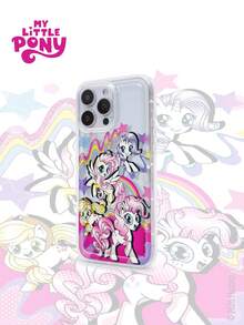 MY LITTLE PONY 官方授权小马宝莉豪华印花透明手机壳，兼容 16/16 Pro/16 Plus/16 Pro Max、17/17 Pro/17 Pro Max、15/15 Pro/15 Plus/15 Pro Max、14/14 Plus/14 Pro Max、13/13 Pro/13 Pro Max、12/11/X/XR/XS Max、Galaxy S25 Ultra、S24 FE、S23 Plus、S22、S21、S20 FE，圣诞节必备可爱手机保护套 - 無色 - 查看 5