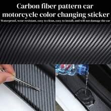 AD DIY Nano 3D Carbon Fiber Patterned Car Sticker, Threshold Protection Strip, Bumper Tape, Motorcycle And Bicycle Waterproof Modification Sticker - TZ-carbon Fiber - View 11