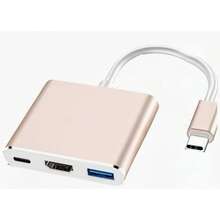 11 In 1 Usb Hub USB C To HDMI-Compatible Splitter HUB Type-C To HDMI-Compatible USB3.0 Docking Station For Macbook Air Converter - 3in1 gold - 查看 8