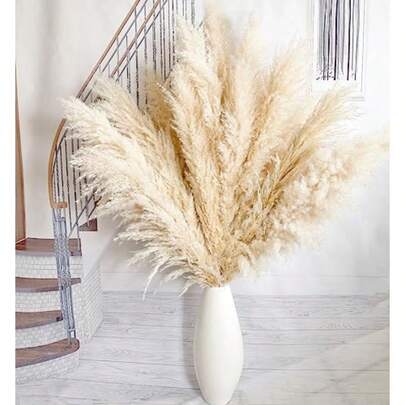 SELPONT ampas Grass Tall Decor - Pompas Floral Tall Pampas Grass for Floor Vases Living Room Floor Floor Plants Plumas para and Grass Wall Decor
