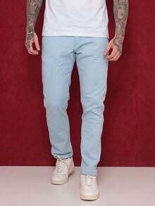 Kit Of 2 Men's Jeans With Lycra – Basic, Comfortable And With A Perfect Fit | Premium Stretch Fabric | Ideal For Everyday Wear - preto+cralo - 查看 5