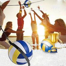 CYPNEntrenador de golpeo de voleibolEntrenador de voleibol que rebota Entrenador de servicio de golpe de voleibol ajustable Mejora la agilidad pelota deportiva salto entrenamiento táctilFashion - C - Ver 8