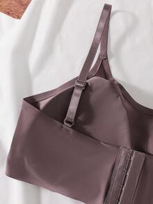 3pcs/Set Women's Back Closure Wireless Seamless Racerback Bras - Multicolor - View 3