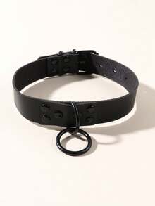 1个皮质狐狸面具，化装舞会面具，服装配饰道具 - 黑色 - 查看 4