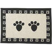 PetRageous, Mantel Individual para Mascota, 13x19 Pulgadas, Patas Natural/Negro(13" x 19") - Multicolor - Ver 2