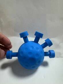 前臂力量训练器，手部和手指锻炼器材，硅胶帽不留痕，肌肉强化锻炼器，节日礼物 - 彩色 - 查看 3