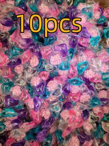 100pcs 5-In-1 Laundry Detergent Pods, Concentrated 5-In-1 Laundry Detergent Capsules, Multi-Purpose Detergent Pearls, Suitable For Apartments And Households, Fragrant Laundry Cleaning Pearls - Gently Cleans Grease And Stains, Long-Lasting Fragrance. - 彩色 - 查看 13