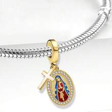 1 mặt dây chuyền thời trang phù hợp cho vòng tay nữ, tự làm trang sức và trang trí hàng ngày. - Phong cách 14 - Xem 4