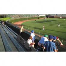 Home-Complete - Silla de Asiento para Estadio cojín Ancho - Negro - Ver 2