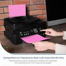 CYPNHojas de Colores Pastel LUX Pack c/1 000 Hojas 10 Colores Surtidos Tamaño CartaFashion - 1,000 Hojas - Ver 3