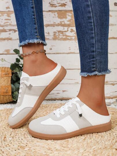 Women's Fashion Casual Sports Shoes, White Sneakers, Female Running Shoes, Women's Casual Sports Slippers