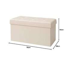 Storage Benches & Ottomans - ホワイト - Xem 3
