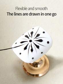 5pcs/Set Ultra Fine Nail Art Detail Pens - Precise Drawing Pens, Easily Outline Complex Lines; Ultra Fine Nail Art Detail Pens; Nail Art Drawing Tools; Nail Art Pens; Brush Design; Easy To Use; Soft & Durable Material; DIY Nail Art - Multicolor - View 6