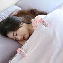 12pcs Duvet Clips | High Elasticity Quilt Cover Clips With No Pins, Plastic Fasteners For Keeping Duvet In Place, Anti-Move Non-Slip Comforter Holder Clamps, Mixed Color - As Pic - View 9