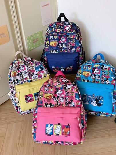  Disney Children's Backpack, Boys' Backpack, Girls' Wallet, Student Backpack, Cartoon Storage Bag, Mini Handbag, Outdoor Travel Bag, Ultra-Light Schoolbag, Toy Storage Bag, Ultra-Clear Stationery Bag