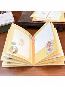 1 cuốn sổ kế hoạch A6 hình mèo cổ điển, chất lượng cao, giấy màu hoạt hình, sổ nhật ký học sinh dày dặn, sổ tay sáng tạo phong cách Nhật Bản dễ thương dành cho nữ sinh. - A6 - Xem 2