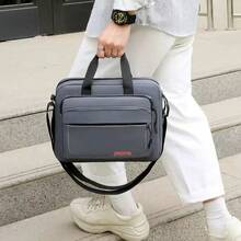 Men Briefcase - Grey - View 2