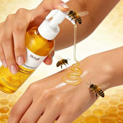 100ml Propolis Firming Body Oil - Hyaluronic Acid & Collagen Infused Oil Blend, Deeply Nourishing & Revitalizing For Women, Lifts Sagging Skin On Abdomen, Buttocks & Thighs | Daily Massage & Travel Care