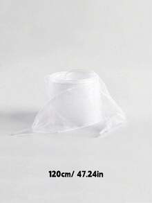 1 Pair Women's Chiffon Mesh Ribbon Shoelaces 120cm, Transparent Minimalist Ballet Style Shoe Laces Accessory, Suitable For Dress Shoes, Casual Shoes And More,Mother's Day Gift,Bedroom Decor,Garden,Kitchen Decor,Summer,Beach,Travel Essentials,Room Decor,Squishy,Graduation - Multicolor - View 8