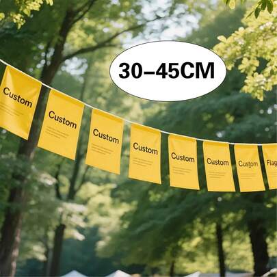 Custom Personalized Pennant Flags, Photo Backdrop Flags, Garden Flags, Suitable For Various Scenes And Festivals, Party Decorations, Indoor And Outdoor, Convenient For Hanging, Suitable For American, Mexican, Canadian Football Matches