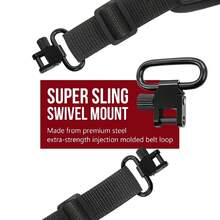 NetHong Outdoor Two-Point Hunting Tactical Shoulder Strap, Multi-Functional Adjustable Shoulder Strap, Anti-Slip Outdoor Shoulder Strap - 彩色 - 查看 4