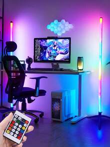 Đèn sàn góc RGB hiện đại, đèn sàn LED thông minh, đèn chiếu sáng không gian âm nhạc RGB, nguồn USB 5V, đèn sàn LED nhiều màu, đèn chiếu sáng phong cách Bắc Âu, thích hợp cho phòng khách, phòng ngủ, tiệc tùng, dạ hội, phòng chơi game, phòng tập nhảy, phòng phát trực tiếp, giao diện USB, đèn USB, phụ kiện máy tính, ngày lễ tình nhân, tiệc Giáng sinh, trang trí nhà cửa ngày lễ. - Nhiều màu - Xem 6