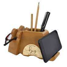 I'm Wood Multipurpose Eyeglass Phone Pen & Hamster Pencil Holder - Hamster - View 4