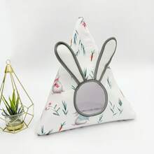 Rabbit Hay Bag, Hamster Guinea Pig Food Bag, Hanging Single Hole Feeding Bag For Small Pets - White - View 9