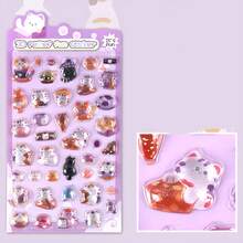 Cartoon Stickers For DIY Scrapbooking, Birthday Gifts, Cute Phone Stickers, Stationery - Multicolor - View 4