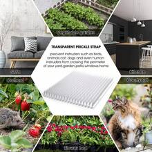 Plastic Transparent Anti-Cat Spikes, Durable Plastic Suitable For Indoor/Outdoor Balcony Sofa To Prevent Cat Invasion, Anti-Cat Protection, Thorny Surface, Transparent Mat, Long-Lasting Durable, Sturdy Structure, Pet Barrier, Deterrent Spikes, Apartment Living - 2 Piece Pack - View 6