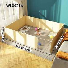 宠物围栏、猫咪产房隔离板、室内护栏、家用、小型犬床、DIY兔笼