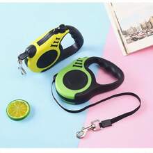 1 件宠物伸缩牵引绳，骨头形遛狗牵引绳