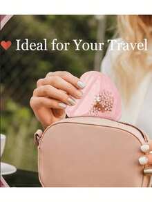 16pcs Heart-Shaped Resealable Bags, Cute Mini Gift Packaging Bags, Red & Pink Heart-Shaped Jewelry Pouches, Transparent Resealable Bags, Cute Snack Bags For Business, Wedding, Birthday, Holiday Parties, Baby Shower, Gender Reveal Party - Multicolor - View 8