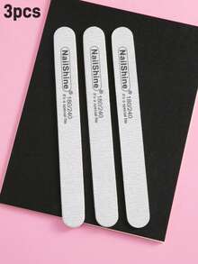 10/5/3pcs Nail File,Professional Double Sided 180/240 Grit Durable Nail Files Manicure Tool And Nail Buffering Files - Multicolor - View 10