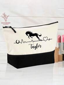 حقيبة تسوق مخصصة بنمط الحصان، حقيبة داخلية مخصصة، هدية لعشاق الخيول، هدية للفرسان، هدية لمالكي الخيول، هدية لنادي الفروسية، هدية زفاف - متعدد الألوان - مشاهدة 6