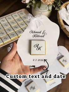 10pcs Wedding Gift Cards, Chocolate Gift Cards, Wedding Greeting Cards, Wedding Cards, Card Combination - A - View 11