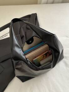 New Commuter Style Large Capacity Handbag, Women's Simple Versatile Shoulder/Underarm/Tote Bag - Multicolor - View 11