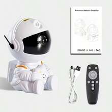 Astronaut Galaxy Stars Nebula LED Light Projector Night Light Fun Lamp With USB Control Ref: HR-E1 - ASTRONAUTA AENTADO - View 4