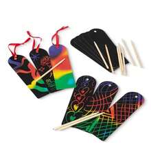 CYPNMelissa and Doug Scratch Art Paquete de Marcapáginas para Fiestas Actividades para Niños Artes y Manualidades 12 MarcapáginasFashion - 223219791 - Ver 4