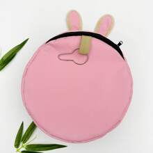 仓鼠双孔喂食袋，可悬挂于洞内，兔子干草袋，豚鼠磨牙棒架，便携式小型宠物用品 - 粉色 - 查看 9