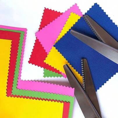 Fabric Lace Scissors, Fabric Sample Scissors, Wave Teeth Saw, Fabric Lace Scissors, Pattern Scissors, Leather Cutting, Fabric Cutting, Handmade Production