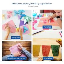 CYPNHojas de Colores Pastel LUX Pack c/1 000 Hojas 10 Colores Surtidos Tamaño CartaFashion - 1,000 Hojas - Ver 6