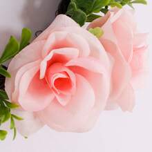 Corona di Pasqua con coniglietto, corona di coniglietto con foglie di eucalipto, corona festiva, protettiva dai raggi UV, adatta per appendere su portici esterni, armadi interni e decorazioni murali per abbigliamento. - Verde - Visualizzare 6