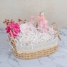 Crinkle Cut Paper Shred PacFKing Grass Cushion Paper Streamer For Christmas Wedding Birthday Bridesmaid Engagement Craft Gift Boxes Bags Basket Filler Decoration 4.5oz White - 白色的 - 查看 5