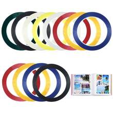 12 Rollos Cinta para Pizarrón Blanco 8 Colores 3mm x 66m cinta adhesiva multicolor cinta gráfica cuadrícula Cinta Adhesiva Multiusos Gráfica Aislante Escritorio Manualidades - 12 piezas - Ver 1