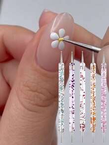 1 Bộ bao gồm: 1/5 Bút chì màu, Bút vẽ móng, Bút vẽ họa tiết, Bút dập nổi hình cầu (dùng cho giấy chuyển hình), Dụng cụ vẽ theo mẫu, Dụng cụ dập nổi giấy, Dụng cụ tô màu móng, Dụng cụ tạo hình đất sét hình cầu, Vật tư làm móng, Bút tô màu hai đầu, Kỹ thuật tô màu móng, Bộ dụng cụ làm móng hoàn chỉnh, Sản phẩm chăm sóc móng, Dụng cụ làm móng, Dụng cụ thủ công làm móng, Mùa tựu trường, Nghệ thuật làm móng, Hình dán móng - Nhiều màu - Xem 1
