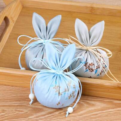 Rabbit Sachet For Mid-Autumn Festival And Dragon Boat Festival, Wholesale Blank Sachet, Portable Lavender Sachet, Vintage Chrysanthemum Festival Fragrance Bag