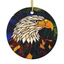 Bird Ceramic Christmas Hanging Ornament For Xmas Tree Wedding Holiday Party Home Decor - 鳥2 - 查看 1