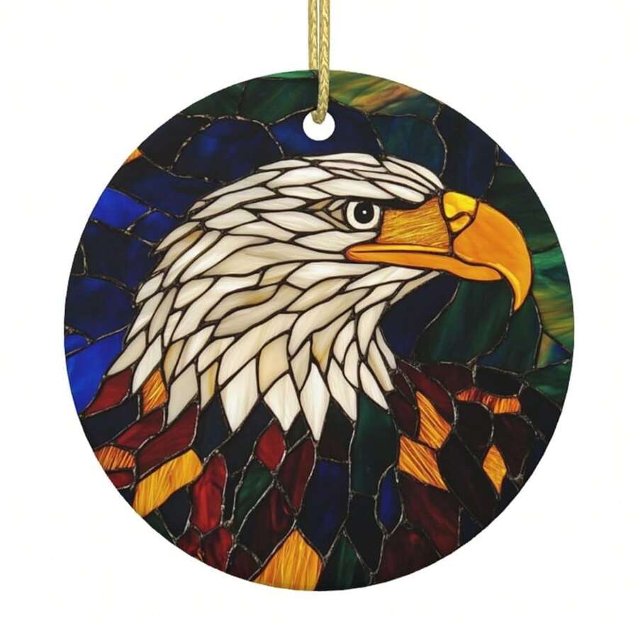 Bird Ceramic Christmas Hanging Ornament For Xmas Tree Wedding Holiday Party Home Decor - 鳥2 - 查看 1