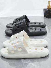 Non-Slip Lotus Root Sandals, EVA Hollow Couple Hole Slippers, Hotel Bathroom Slippers, Women's Bathroom Anti-Slip Slippers,Shoe,Spring Summer Picks,Brides Maid Gifts,Room,Bedroom Decor,Beach,Travel,For Men,For Women,Vacation,Women's Day,Travel Essentials,Wedding Favours,Y2k,Bedroom,Car Accessories Women,Kitchen Deccorcute Stuff - Multicolor - View 5